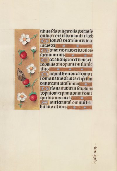 Hours of Dronning Isabella den Katolik, Dronning af Spanien: Fol. 106v, ca. 1500. af Master of the First Prayerbook of Maximillian