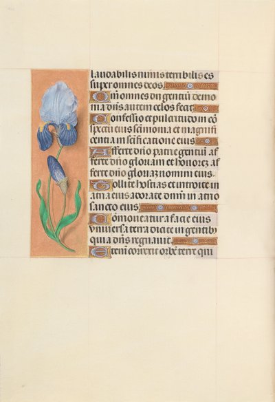 Dronning Isabella den katolske, dronning af Spaniens åbningstider: Fol. 107v, ca. 1500. af Master of the First Prayerbook of Maximillian
