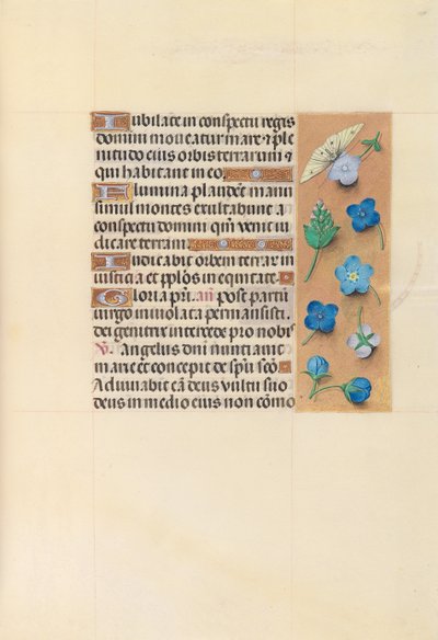 Hours of Dronning Isabella den Katolik, Dronning af Spanien: Fol. 110r, ca. 1500. af Master of the First Prayerbook of Maximillian