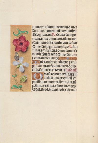 Hours of Dronning Isabella den Katolik, Dronning af Spanien: Fol. 111v, ca. 1500. af Master of the First Prayerbook of Maximillian