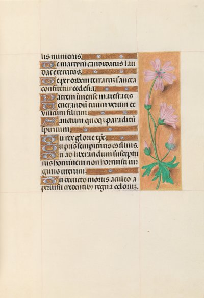 Hours of Dronning Isabella den Katolik, Dronning af Spanien: Fol. 113r, ca. 1500. af Master of the First Prayerbook of Maximillian