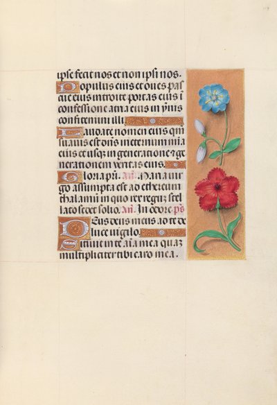 Hours of Dronning Isabella den Katolik, Dronning af Spanien: Fol. 117r, ca. 1500. af Master of the First Prayerbook of Maximillian