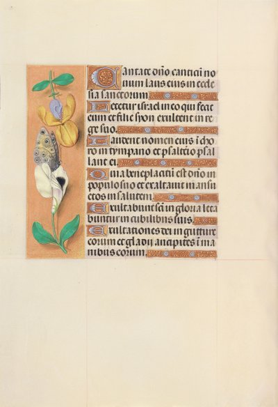 Hours of Dronning Isabella den Katolik, Dronning af Spanien: Fol. 121v, ca. 1500. af Master of the First Prayerbook of Maximillian