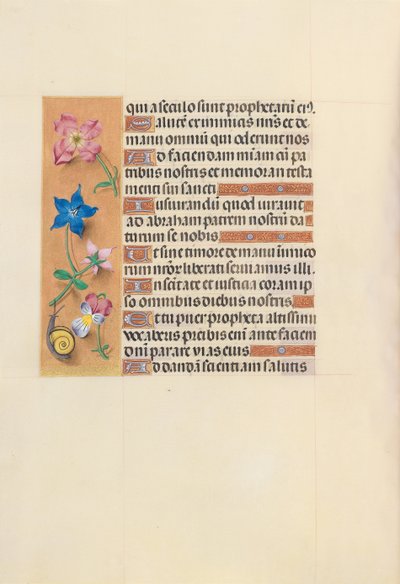 Hours of Dronning Isabella den Katolik, Dronning af Spanien: Fol. 123v, ca. 1500. af Master of the First Prayerbook of Maximillian