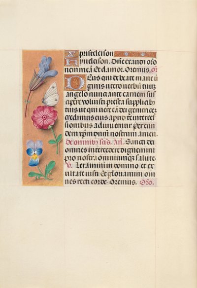 Hours of Dronning Isabella den Katolik, Dronning af Spanien: Fol. 124v, ca. 1500. af Master of the First Prayerbook of Maximillian