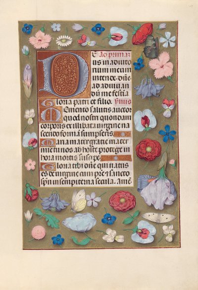 Hours of Dronning Isabella den Katolik, Dronning af Spanien: Fol. 127r, ca. 1500. af Master of the First Prayerbook of Maximillian