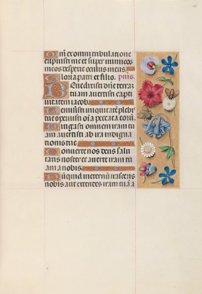 Hours of Dronning Isabella den Katolik, Dronning af Spanien: Fol. 128r, ca. 1500. af Master of the First Prayerbook of Maximillian