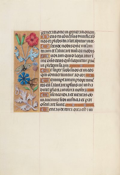 Dronning Isabella den katolske, dronning af Spaniens åbningstider: Fol. 128v, ca. 1500. af Master of the First Prayerbook of Maximillian