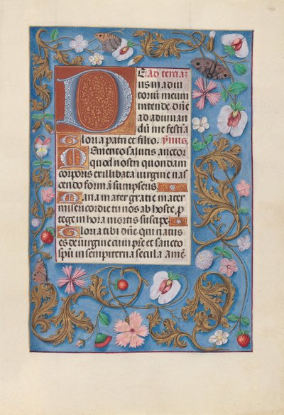 Hours of Dronning Isabella den Katolik, Dronning af Spanien: Fol. 132r, ca. 1500. af Master of the First Prayerbook of Maximillian