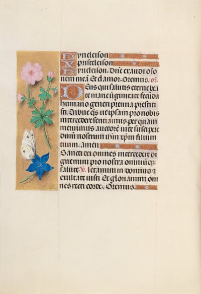 Hours of Dronning Isabella den Katolik, Dronning af Spanien: Fol. 134v, ca. 1500. af Master of the First Prayerbook of Maximillian