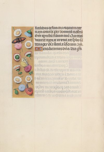 Hours of Dronning Isabella den Katolik, Dronning af Spanien: Fol. 135v, ca. 1500. af Master of the First Prayerbook of Maximillian