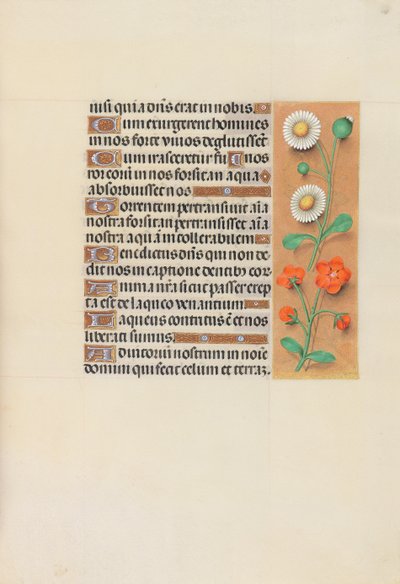 Hours of Dronning Isabella den Katolik, Dronning af Spanien: Fol. 138r, ca. 1500. af Master of the First Prayerbook of Maximillian