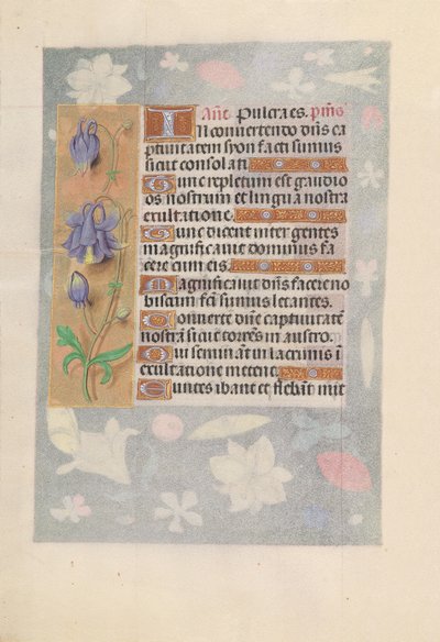 Hours of Dronning Isabella den Katolik, Dronning af Spanien: Fol. 142v, ca. 1500. af Master of the First Prayerbook of Maximillian