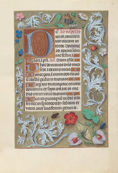 Hours of Dronning Isabella den Katolik, Dronning af Spanien: Fol. 147r, ca. 1500. af Master of the First Prayerbook of Maximillian