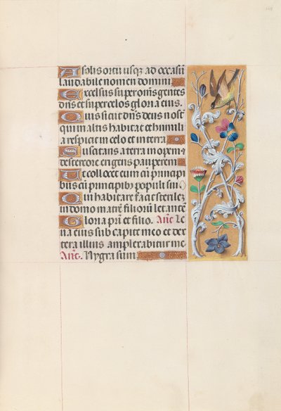 Dronning Isabella den katolske, dronning af Spaniens åbningstider: Fol. 148r, ca. 1500. af Master of the First Prayerbook of Maximillian