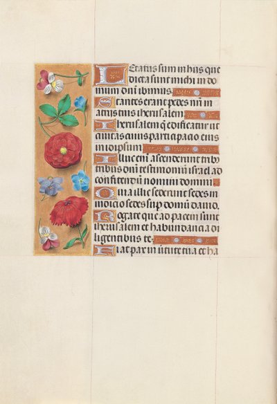 Hours of Dronning Isabella den Katolik, Dronning af Spanien: Fol. 148v, ca. 1500. af Master of the First Prayerbook of Maximillian