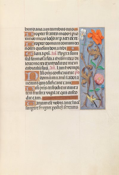 Hours of Dronning Isabella den Katolik, Dronning af Spanien: Fol. 149r, ca. 1500. af Master of the First Prayerbook of Maximillian