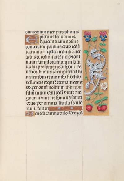 Hours of Dronning Isabella den Katolik, Dronning af Spanien: Fol. 153r, ca. 1500. af Master of the First Prayerbook of Maximillian