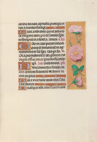Hours of Dronning Isabella den Katolik, Dronning af Spanien: Fol. 157r, ca. 1500. af Master of the First Prayerbook of Maximillian