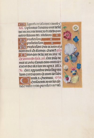 Hours of Dronning Isabella den Katolik, Dronning af Spanien: Fol. 161r, ca. 1500. af Master of the First Prayerbook of Maximillian