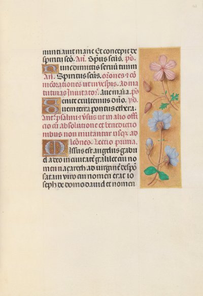 Hours of Dronning Isabella den Katolik, Dronning af Spanien: Fol. 162r, ca. 1500. af Master of the First Prayerbook of Maximillian