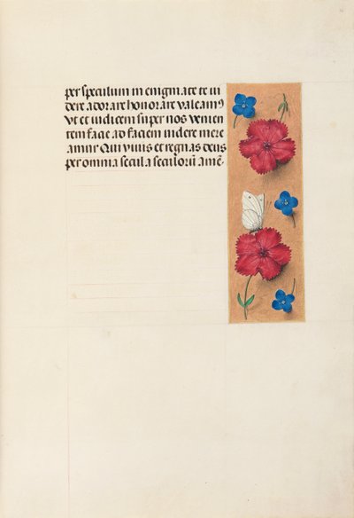 Hours of Dronning Isabella den Katolik, Dronning af Spanien: Fol. 16r, c. 1500. af Master of the First Prayerbook of Maximillian