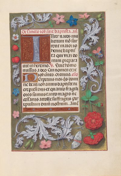 Dronning Isabella den katolske, dronning af Spaniens åbningstider: Fol. 170r, ca. 1500. af Master of the First Prayerbook of Maximillian