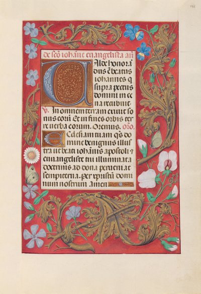 Dronning Isabella den katolske, dronning af Spaniens åbningstider: Fol. 172r, ca. 1500. af Master of the First Prayerbook of Maximillian