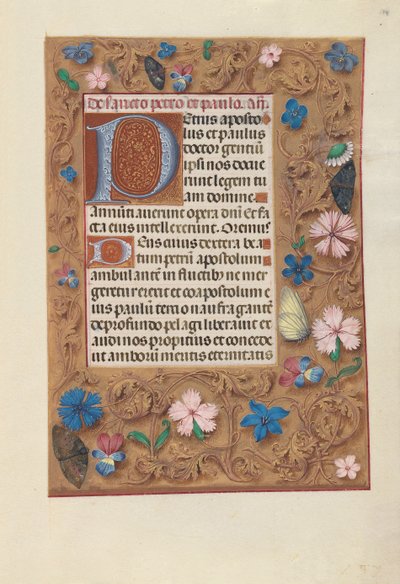 Hours of Dronning Isabella den Katolik, Dronning af Spanien: Fol. 174r, ca. 1500. af Master of the First Prayerbook of Maximillian