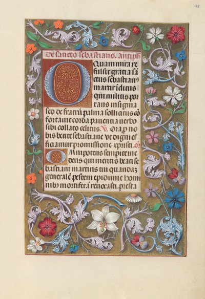 Hours of Dronning Isabella den Katolik, Dronning af Spanien: Fol. 178r, ca. 1500. af Master of the First Prayerbook of Maximillian