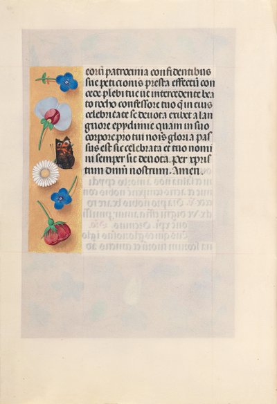 Hours of Dronning Isabella den Katolik, Dronning af Spanien: Fol. 182v, ca. 1500. af Master of the First Prayerbook of Maximillian