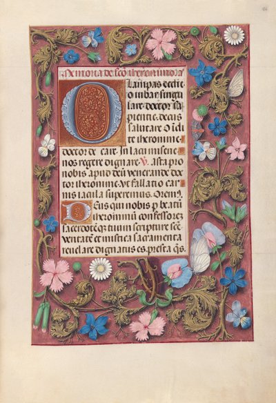 Hours of Dronning Isabella den Katolik, Dronning af Spanien: Fol. 186r, ca. 1500. af Master of the First Prayerbook of Maximillian