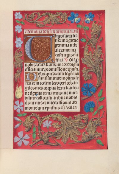Hours of Dronning Isabella den Katolik, Dronning af Spanien: Fol. 190r, ca. 1500. af Master of the First Prayerbook of Maximillian