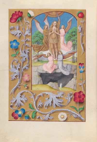 Hours of Dronning Isabella den Katolik, Dronning af Spanien: Fol. 193v, Sankt Maria Magdalena, ca. 1500. af Master of the First Prayerbook of Maximillian