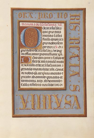 Dronning Isabella den Katolskes timer, dronning af Spanien:  Fol. 196r af Master of the First Prayerbook of Maximillian