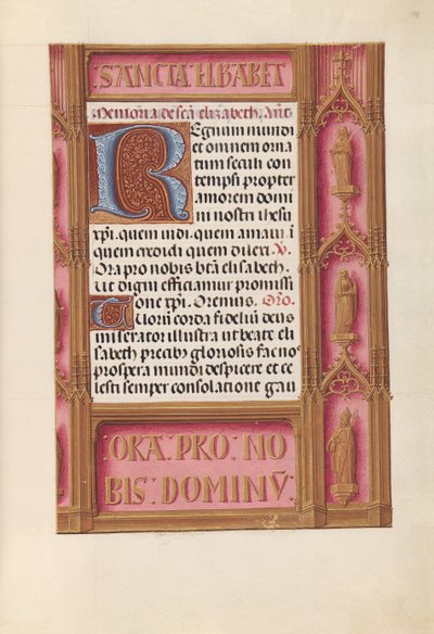 Hours of Dronning Isabella den Katolik, Dronning af Spanien: Fol. 198r, ca. 1500. af Master of the First Prayerbook of Maximillian