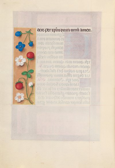 Hours of Dronning Isabella den Katolik, Dronning af Spanien: Fol. 198v, ca. 1500. af Master of the First Prayerbook of Maximillian