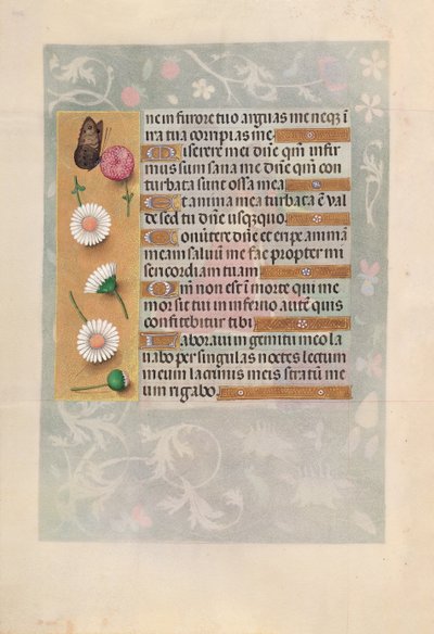 Hours of Dronning Isabella den Katolik, Dronning af Spanien: Fol. 200V, ca. 1500. af Master of the First Prayerbook of Maximillian
