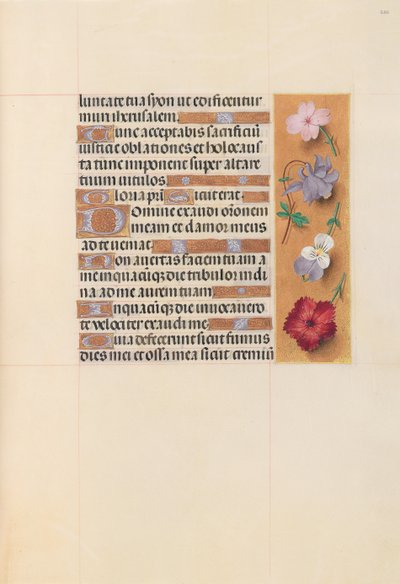 Hours of Dronning Isabella den Katolik, Dronning af Spanien: Fol. 206r, ca. 1500. af Master of the First Prayerbook of Maximillian