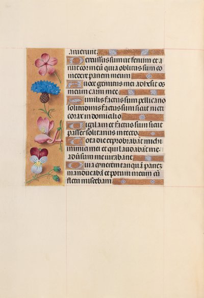Hours of Dronning Isabella den Katolik, Dronning af Spanien: Fol. 206v, ca. 1500. af Master of the First Prayerbook of Maximillian