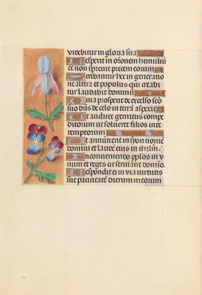 Hours of Dronning Isabella den Katolik, Dronning af Spanien: Fol. 207v, ca. 1500. af Master of the First Prayerbook of Maximillian