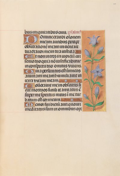 Hours of Dronning Isabella den Katolik, Dronning af Spanien: Fol. 209r, ca. 1500. af Master of the First Prayerbook of Maximillian