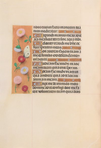 Dronning Isabella den katolske, dronning af Spaniens åbningstider: Fol. 209v, ca. 1500. af Master of the First Prayerbook of Maximillian