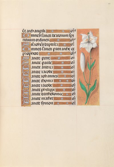 Hours of Dronning Isabella den Katolik, Dronning af Spanien: Fol. 211r, ca. 1500. af Master of the First Prayerbook of Maximillian