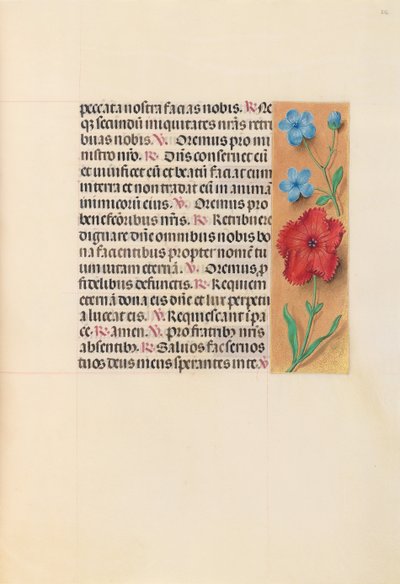 Hours of Dronning Isabella den Katolik, Dronning af Spanien: Fol. 216r, ca. 1500. af Master of the First Prayerbook of Maximillian