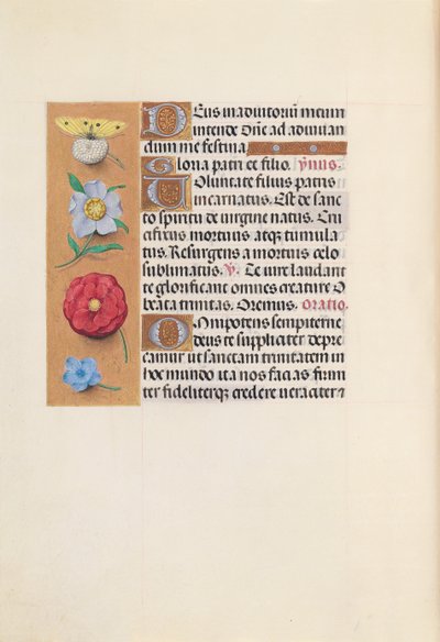 Hours of Dronning Isabella den Katolik, Dronning af Spanien: Fol. 21v, c. 1500. af Master of the First Prayerbook of Maximillian