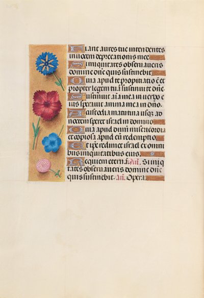 Hours of Dronning Isabella den Katolik, Dronning af Spanien: Fol. 222v, ca. 1500. af Master of the First Prayerbook of Maximillian
