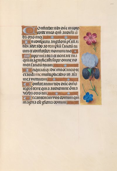 Hours of Dronning Isabella den Katolik, Dronning af Spanien: Fol. 223r, ca. 1500. af Master of the First Prayerbook of Maximillian