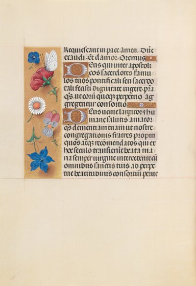 Hours of Dronning Isabella den Katolik, Dronning af Spanien: Fol. 225v, ca. 1500. af Master of the First Prayerbook of Maximillian