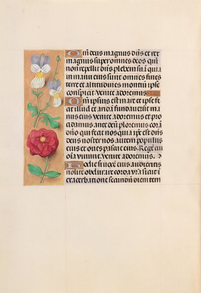 Hours of Dronning Isabella den Katolik, Dronning af Spanien: Fol. 226v, ca. 1500. af Master of the First Prayerbook of Maximillian